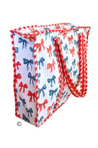 Preorder Americana Red and Blue Bow Tote Bag
