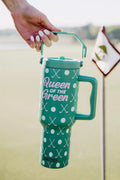Queen of the Green Golf Tumbler with Handle