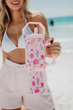 Beach Seashells Tumbler with Straw