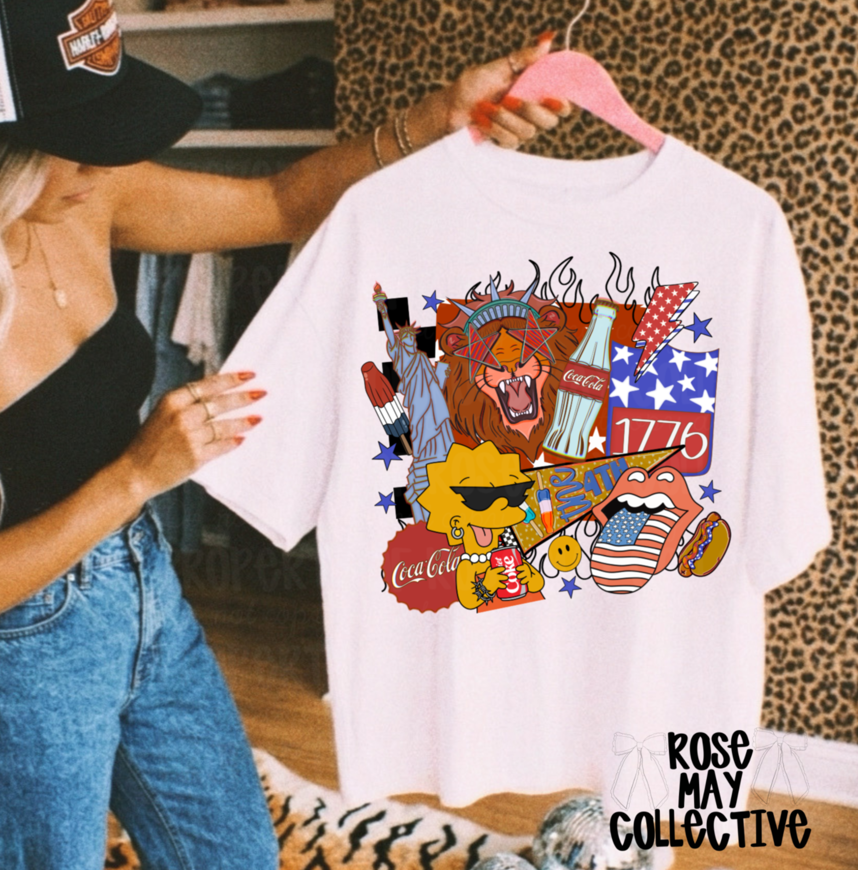 1776 American graphic tee