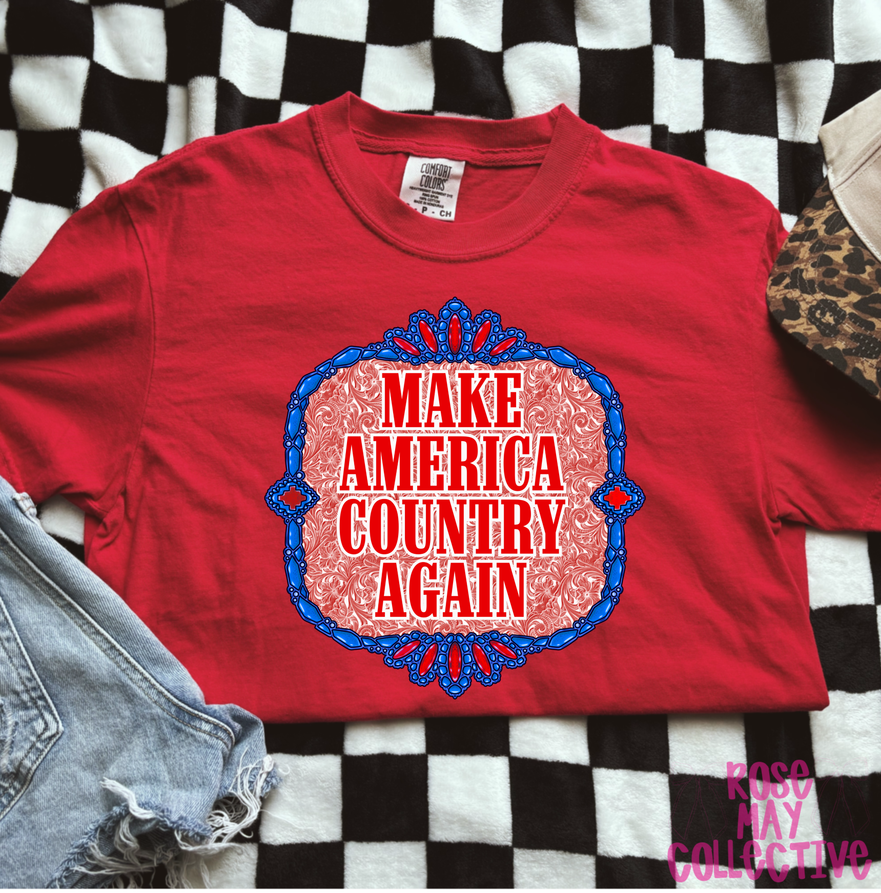 Make America country graphic tee