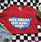 Love Jesus again graphic tee