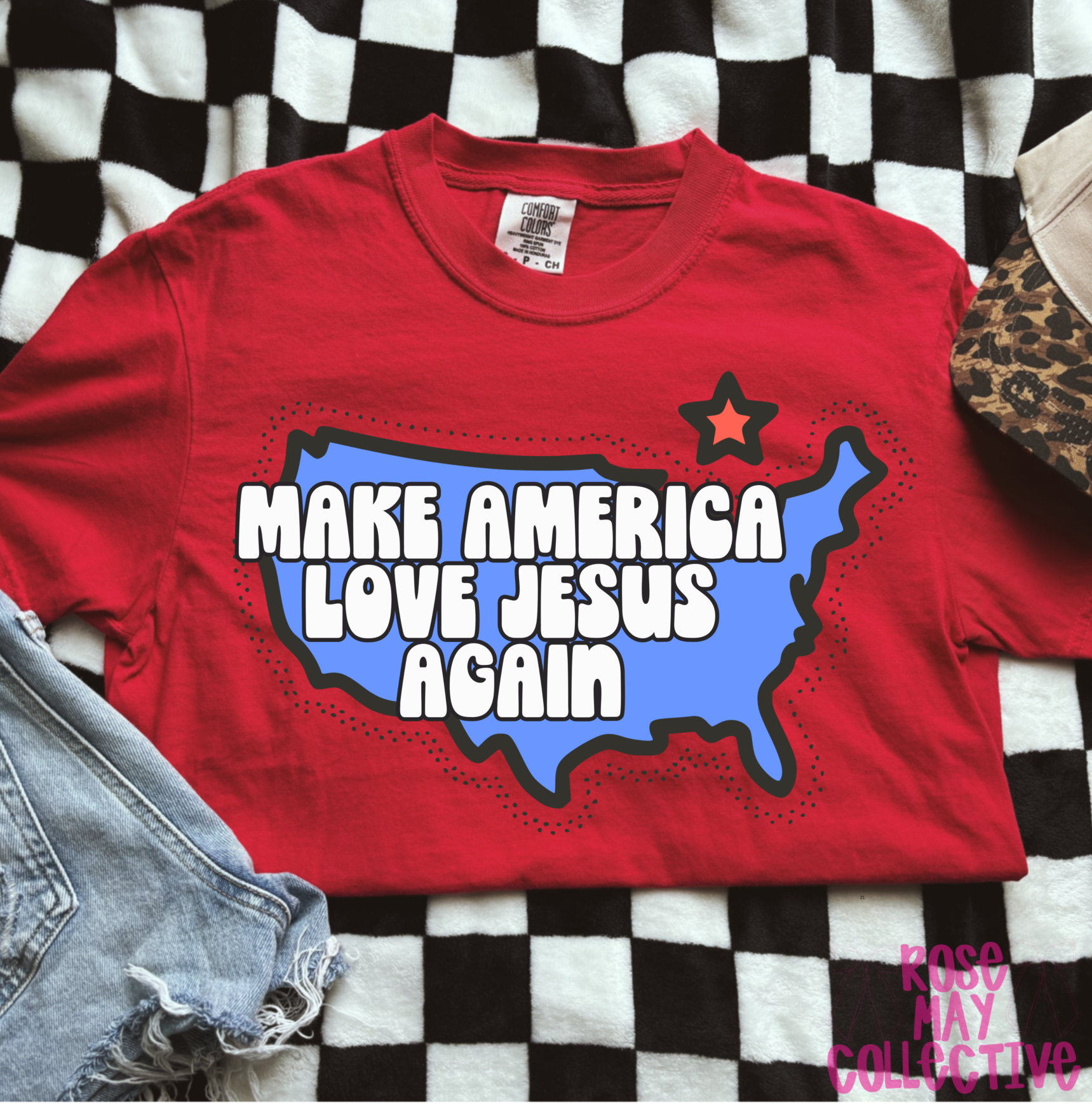 Love Jesus again graphic tee