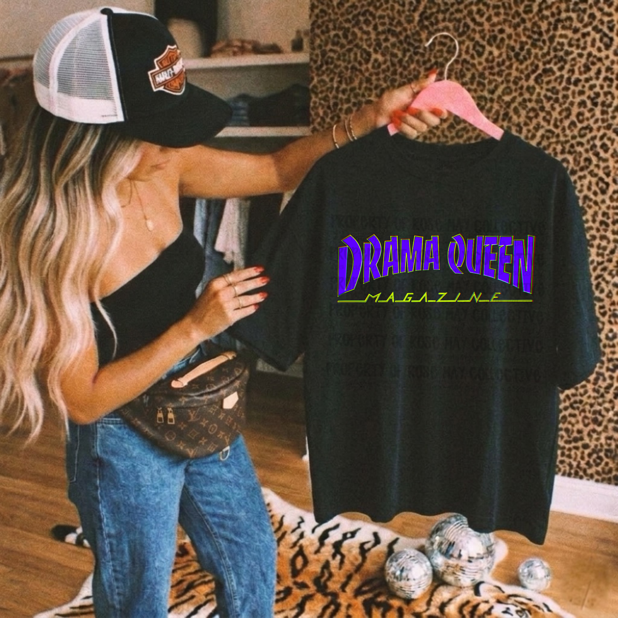 Drama Queen magazine graphic tee