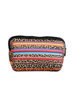 Multicolor Serape Leopard Make up Storage Bag 14*19CM