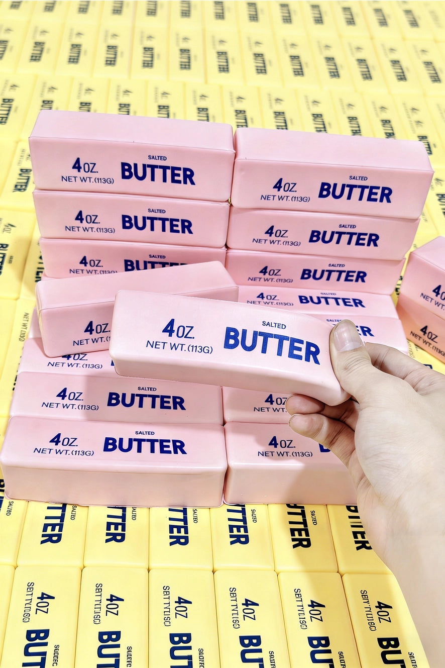Butter Stress Relief Toy Pink
