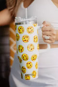 Softball Happy Face 40 Oz Tumbler Cup