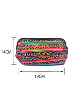 Multicolor Serape Leopard Make up Storage Bag 14*19CM