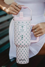 Pickleball Social Club Tumbler with Handle