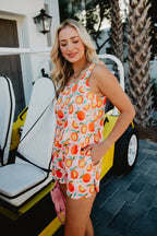 Sweet Oranges Summer Two Piece Set
