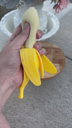 Peel the stress banana squish