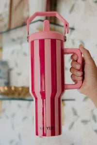 Pink and Wine 38 Oz Cabana Jug Tumbler