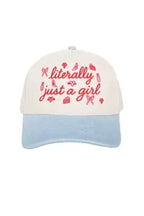Literally Just A Girl Vintage Trucker Hats