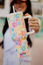 Spring Flowers 38 Oz Tumbler